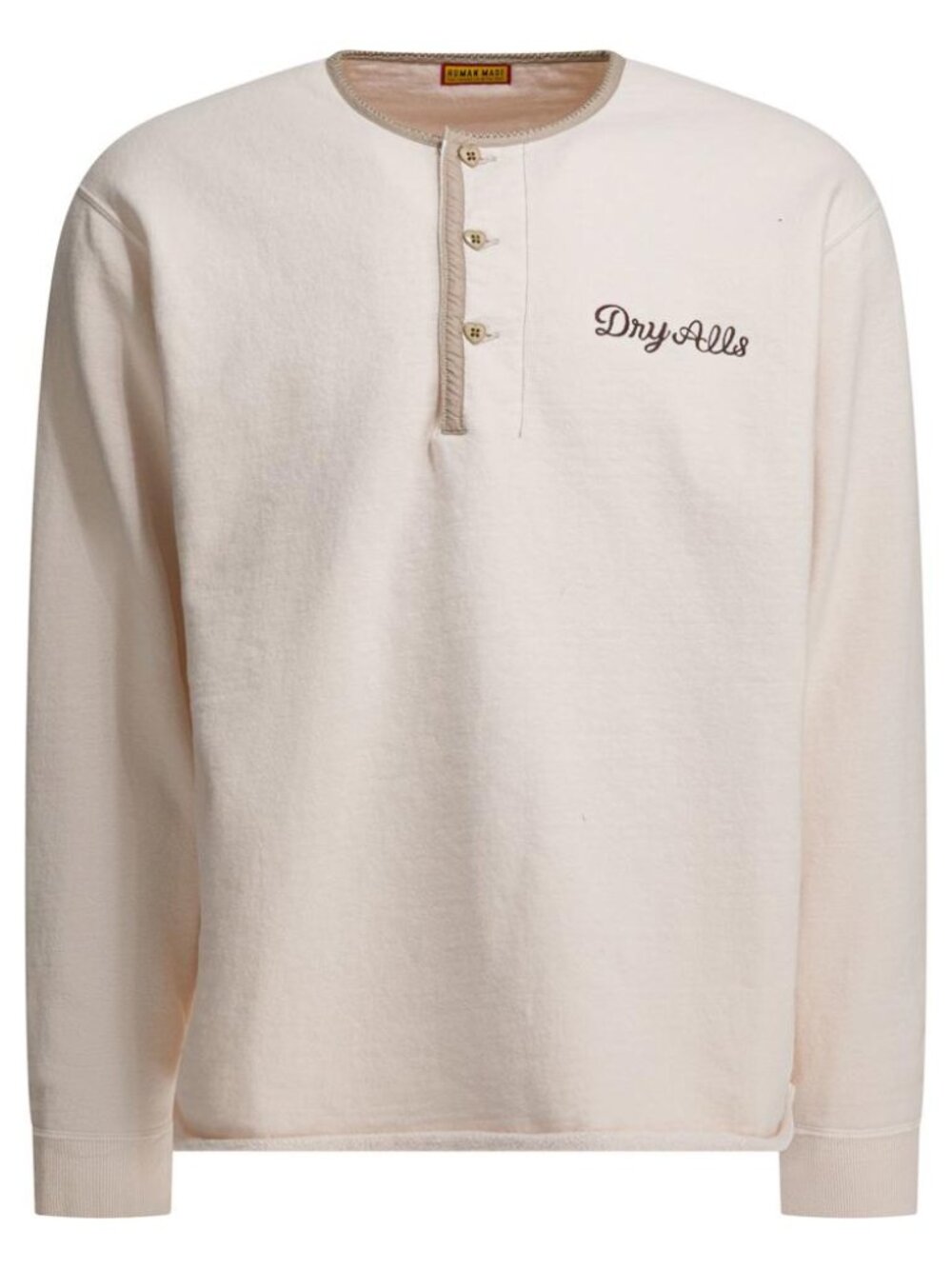 Human Made Henley Sweatshirt Tag Size L Men